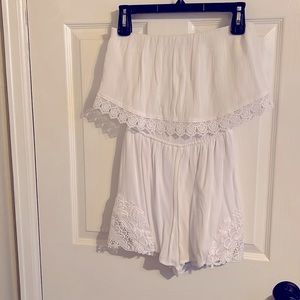 White XS romper